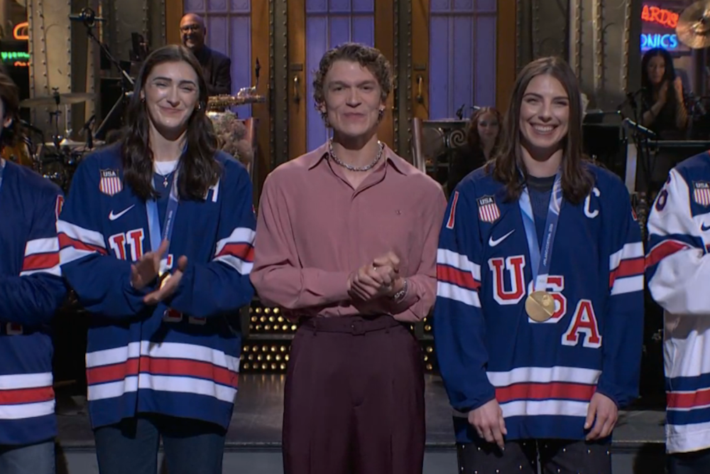 Connor Storrie Brings U.S. Olympic Hockey Stars to ‘SNL’ Stage in Breakout Hosting Debut